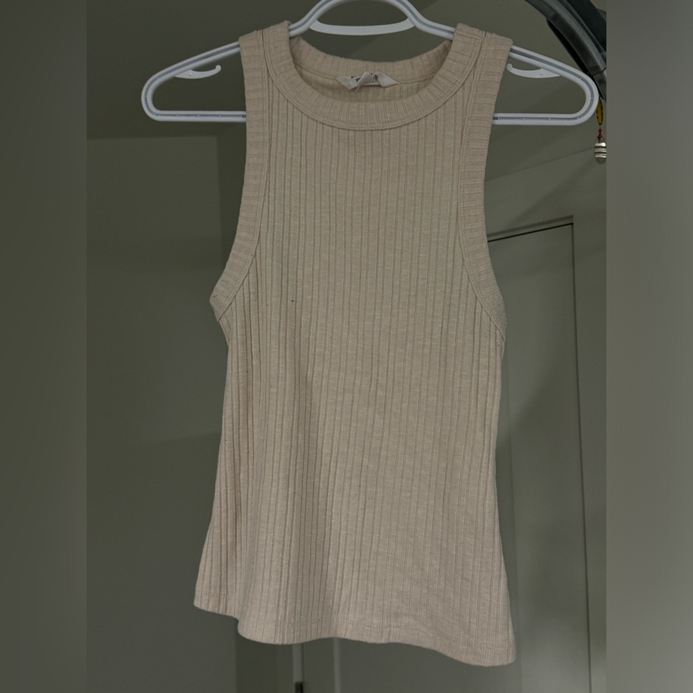 Women’s beige tank top